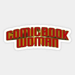 Comic Book Woman Sticker